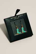 Load image into Gallery viewer, Secret Box Cowboy Boot Earrings