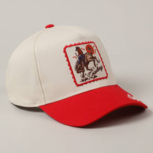 Load image into Gallery viewer, Detailed Cowboy Horse Embroidery Two-Tone Cap