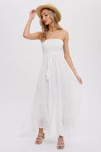 Load image into Gallery viewer, Tiered Ruffle Strapless Maxi Dress
