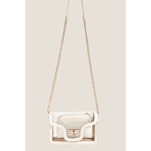 Load image into Gallery viewer, Transparent Rectangle Studded Crossbody Bag