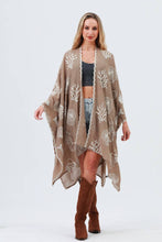 Load image into Gallery viewer, Ocean Embroidered Kimono: Coastal Spring Cover-Up