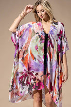 Load image into Gallery viewer, Watercolor Multi Kimono