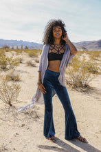 Load image into Gallery viewer, Breezy Beauty: Frayed Trim Kimono Summer Cover-Up 🪭