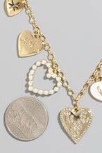 Load image into Gallery viewer, Love Heart Charm Necklace