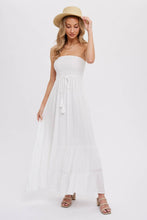 Load image into Gallery viewer, Tiered Ruffle Strapless Maxi Dress