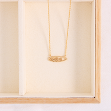 Load image into Gallery viewer, Minimalist Beach Wave Surfboard Necklace