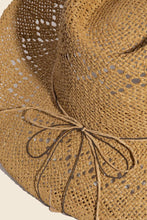 Load image into Gallery viewer, Turquoise And Shell Star Beads Strap Western Straw Hat