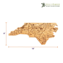 Load image into Gallery viewer, Destination North Carolina Cutting Board w/ Engraved Artwork