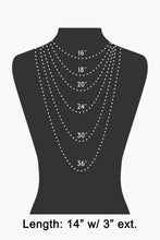 Load image into Gallery viewer, Floral Heart Charms Large Pearl Beaded Necklace