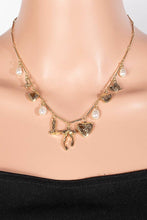Load image into Gallery viewer, Assorted Heart Pearl Charms Necklace
