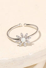 Load image into Gallery viewer, Gold Dipped Opal Flower Fashion Ring