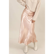 Load image into Gallery viewer, Satin High Waist Midi Skirt