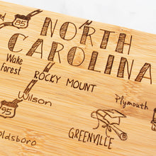 Load image into Gallery viewer, Destination North Carolina Cutting Board w/ Engraved Artwork