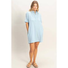 Load image into Gallery viewer, Collared Shirt Dress