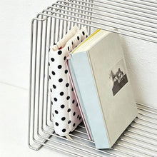 Load image into Gallery viewer, CouldNook Polka Dot Quilted Book Cover - Aesthetic A5 Fabric Sleeve