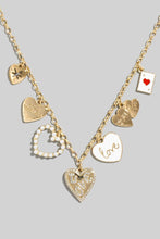 Load image into Gallery viewer, Love Heart Charm Necklace