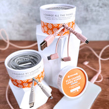Load image into Gallery viewer, ECO CHARGE LONG RANGE™ 6' WOVEN USB-C CABLE