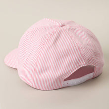 Load image into Gallery viewer, Lobster Seersucker Trucker Hat