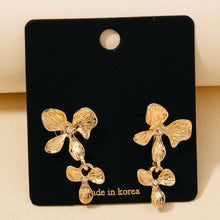 Load image into Gallery viewer, Double Flower Earrings
