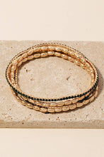 Load image into Gallery viewer, Garnet Beaded Bracelet Set