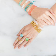 Load image into Gallery viewer, Round Stone Adjustable Ring