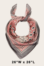 Load image into Gallery viewer, Paisley Print Square Scarf