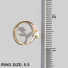 Load image into Gallery viewer, Flower Opal Branch Open Cuff Ring