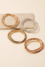 Load image into Gallery viewer, Garnet Beaded Bracelet Set