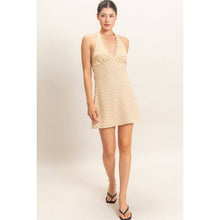 Load image into Gallery viewer, Polka Dot Halter Dress