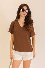 Load image into Gallery viewer, Effortless Grace V-Neck Blouse