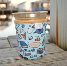 Load image into Gallery viewer, Cousins Beach (TSITP) Iced Coffee Drink Sleeve