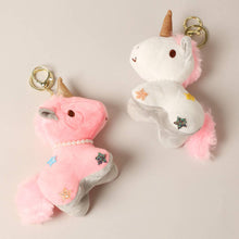 Load image into Gallery viewer, Unicorn Plush Keychain