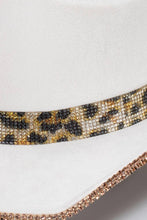 Load image into Gallery viewer, Leopard Rhinestone Cowboy Hat