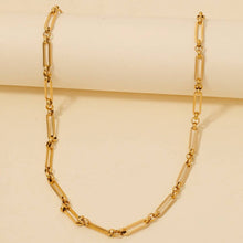 Load image into Gallery viewer, Stainless Steel Dainty Oval Chain Link Necklace