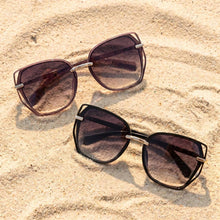 Load image into Gallery viewer, Oversized Square Cutout Cat Eye Sunglasses