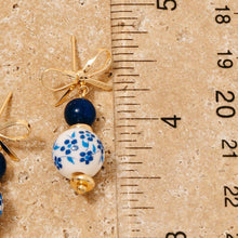 Load image into Gallery viewer, Floral Bow Earrings