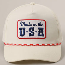 Load image into Gallery viewer, Made in the USA Embroidery Patch Trucker Hat