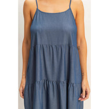 Load image into Gallery viewer, Tiered Spaghetti Strap Dress