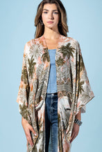 Load image into Gallery viewer, Sunset Palm Kimono