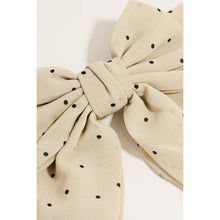 Load image into Gallery viewer, Dotted Ribbon Bow Hair Clip