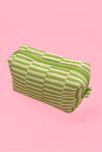 Load image into Gallery viewer, CHECKER MAKEUP POUCH BAG