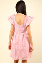 Load image into Gallery viewer, Flower Organza Mini Dress