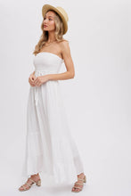 Load image into Gallery viewer, Tiered Ruffle Strapless Maxi Dress