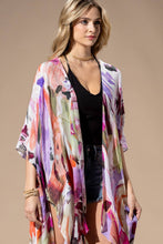 Load image into Gallery viewer, Watercolor Multi Kimono