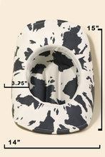 Load image into Gallery viewer, Cow Print Cowboy Hat