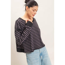 Load image into Gallery viewer, Striped Long Sleeve Top