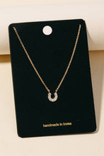 Load image into Gallery viewer, Horseshoe Pendant Necklace