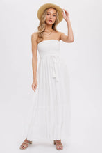 Load image into Gallery viewer, Tiered Ruffle Strapless Maxi Dress