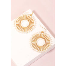 Load image into Gallery viewer, Beaded Hoop Earrings