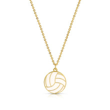 Load image into Gallery viewer, Perfect Serve! Enamel Volleyball Necklace